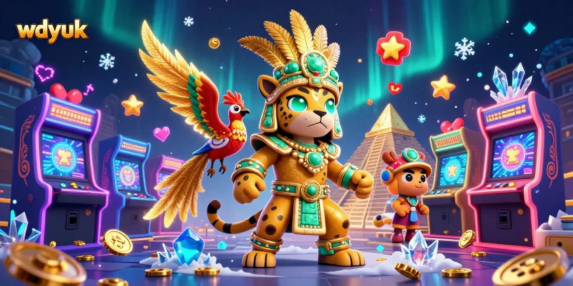 Engage with wdyuk and explore a vibrant 3D casino world filled with excitement and potential.
