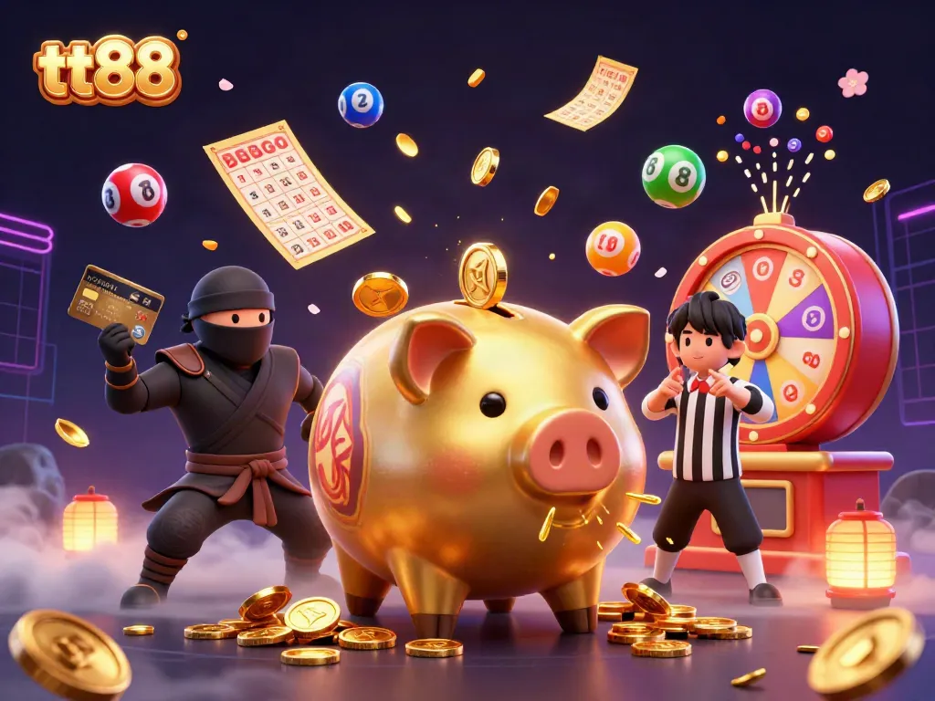 Play exciting lottery games with tt88 featuring vibrant characters and dynamic rewards.