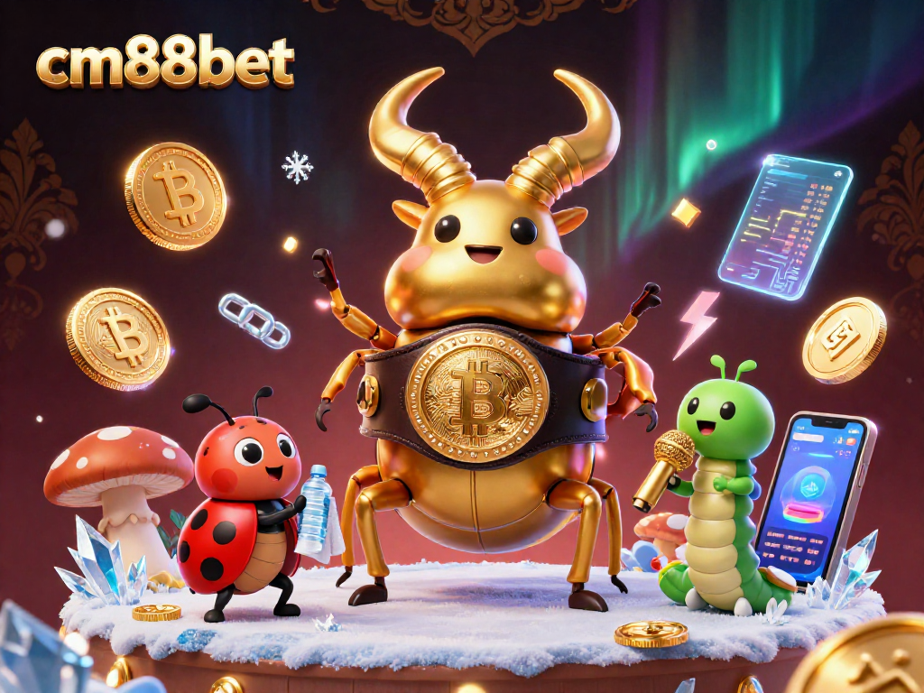 Engage with cm88bet's vibrant casino atmosphere featuring unique 3D characters in a dynamic betting scene.