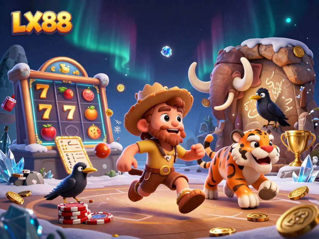 Experience thrilling gameplay at LX88 in a vibrant, dynamic prehistoric casino.