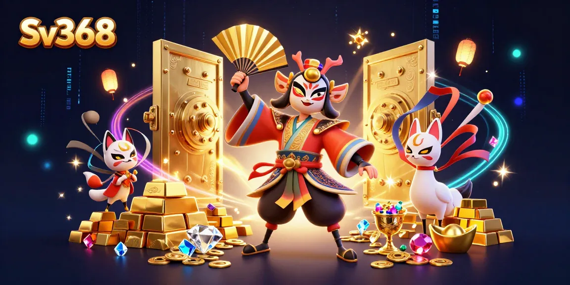 Engage in immersive gameplay at Sv368 with spectacular winnings in a vibrant casino atmosphere.