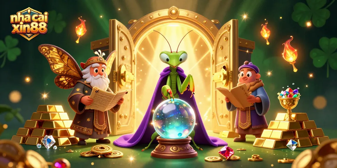 Engage with the exciting world of nha cai xin88 through a magical casino-themed scene.
