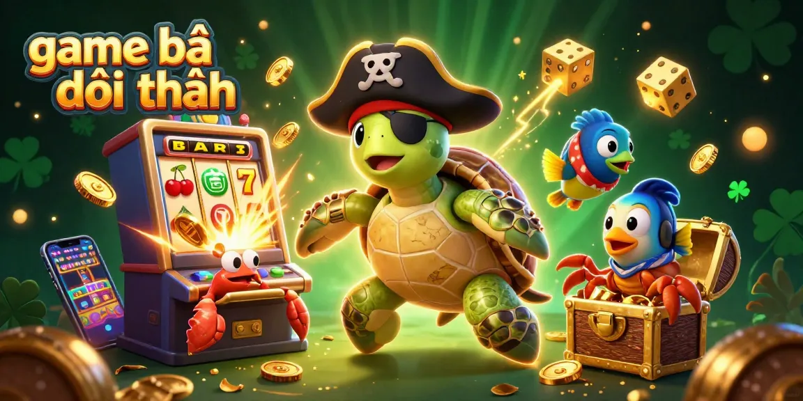 Engage in the thrilling experience of game bài đổi thưởng with vibrant casino action and characters.