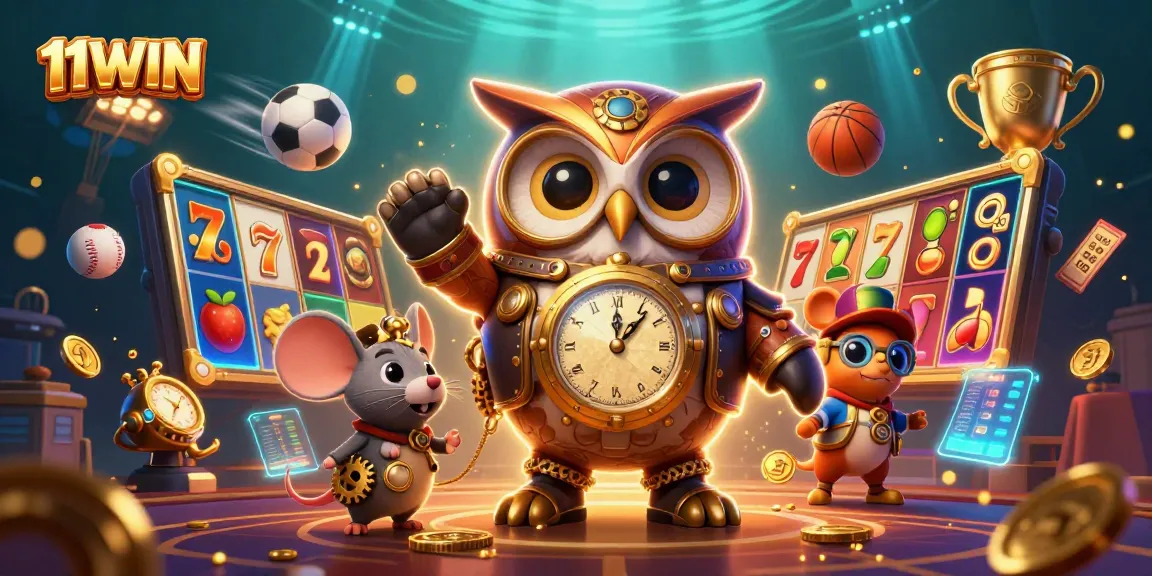 Experience thrilling slots at 11WIN with rich visuals and dynamic action in a unique casino setting.