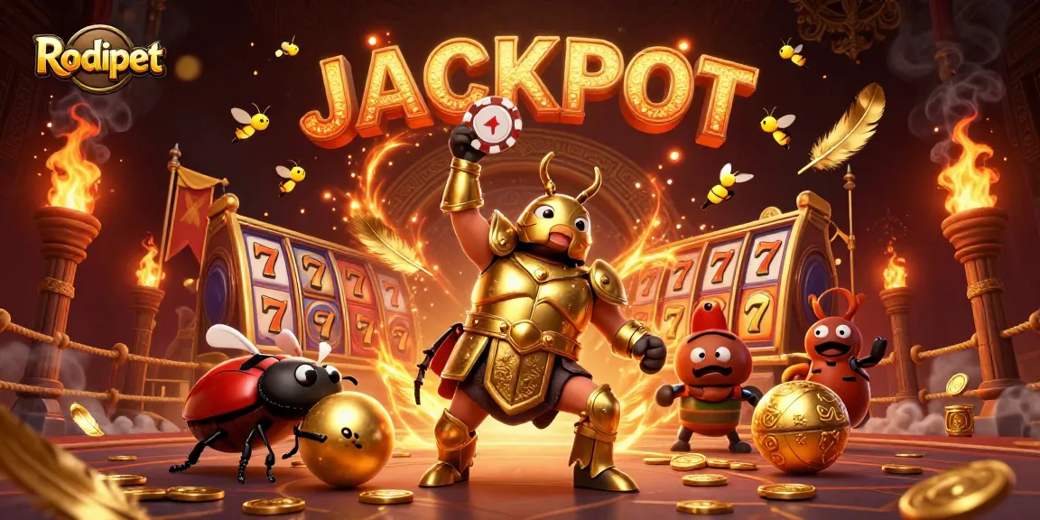 Rodipet reveals winning strategies in this captivating slots-themed illustration.