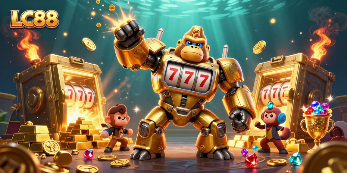 Engage with thrilling LC88 slot machines in a vibrant casino atmosphere