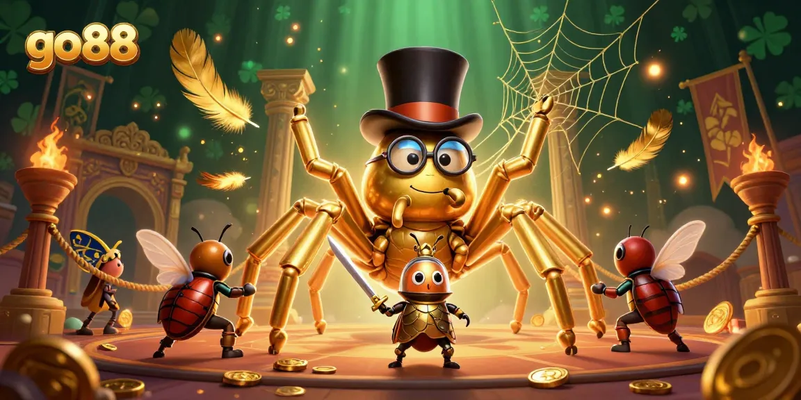 Engage in the thrilling world of go 88, where a golden tarantula weaves excitement and adventure.