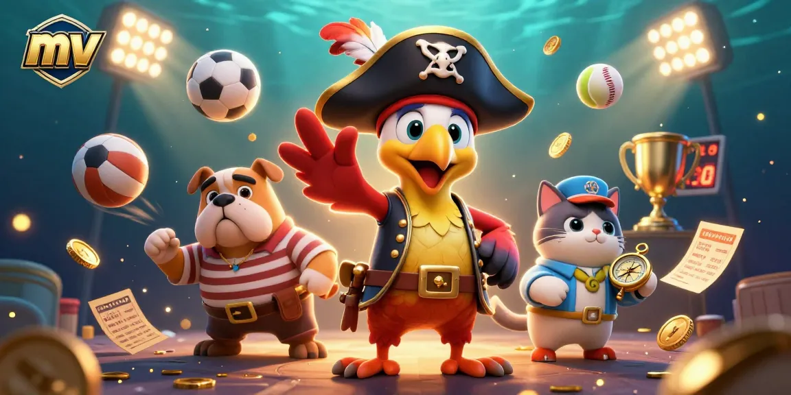 Experience mv gaming adventures with a vibrant pirate scene filled with dynamic sports elements.