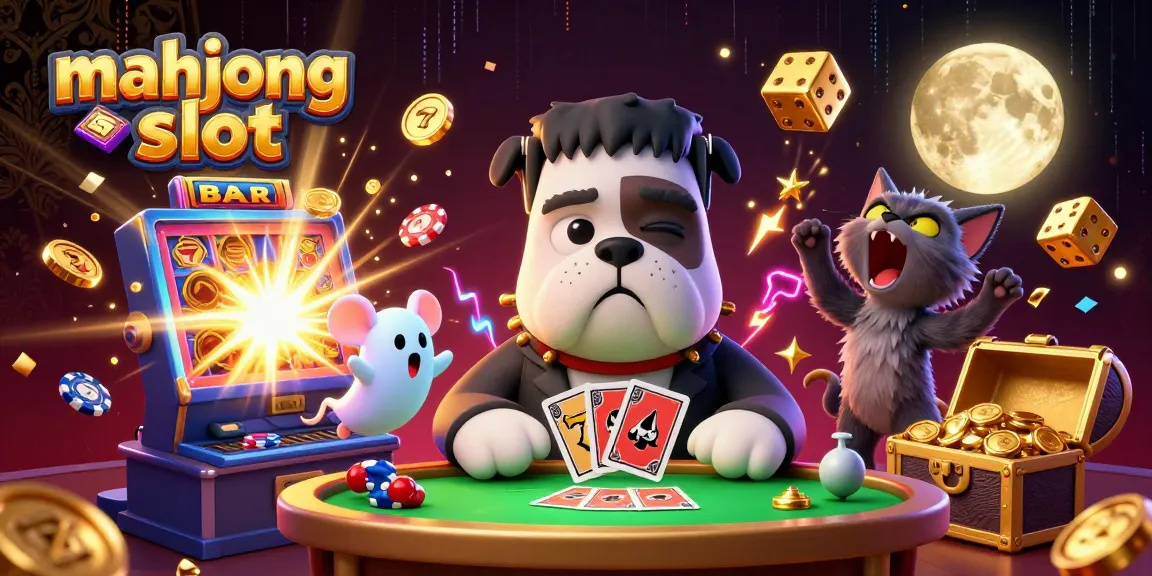 Experience thrilling action in mahjong slot with vibrant characters and dynamic casino elements.